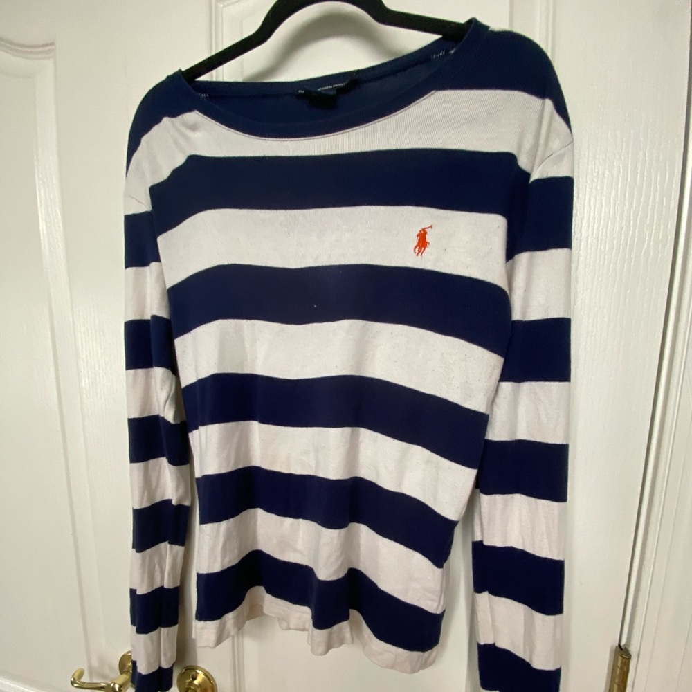 Striped Polo Long Sleeve